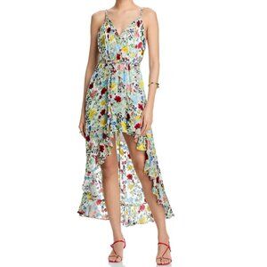 Alice and Olivia Tara High Low Midi Dress